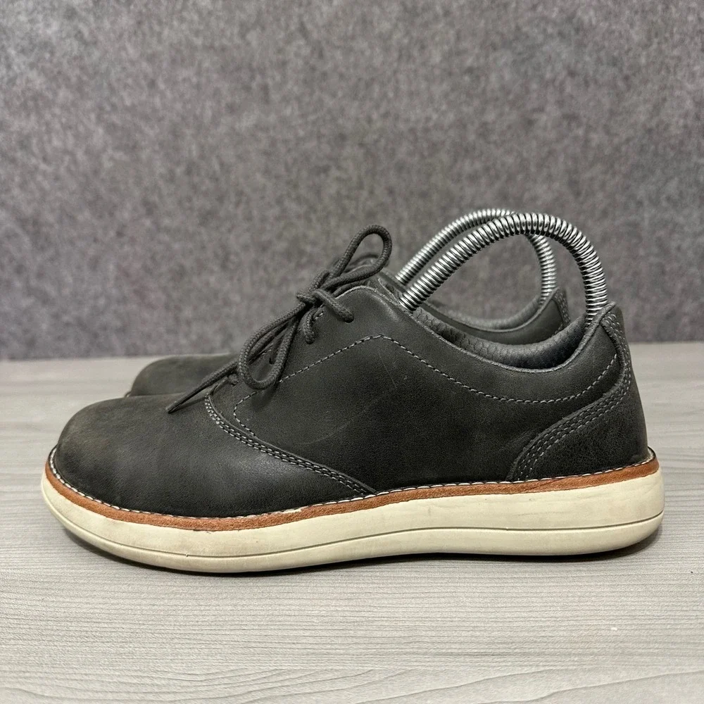 Red Wing Worx 5144 Women's 7.5‎ Steel Toe Oxford Safety Work Shoes Gray Leather